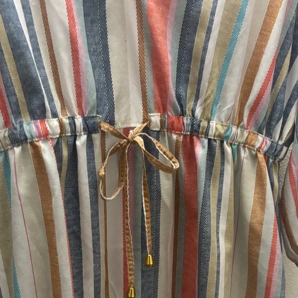 Blush Multicolor Striped Dress - Picture 3 of 4